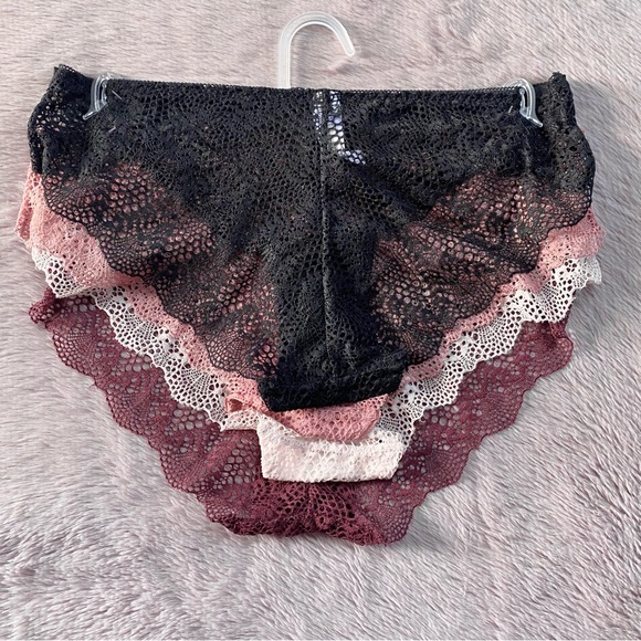Lace cheeky panties, 4 pairs. - Picture 4 of 4